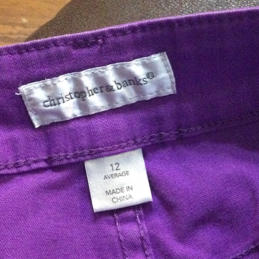 Christopher & Banks capris size 12 - Picture 3 of 4